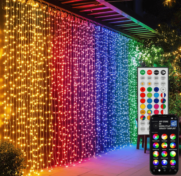 Dazzle-LED-Curtain-String-Lights